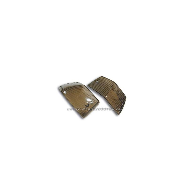 Cabochons De Clignotants Arriere Transparents/Fumes Vespa Px
